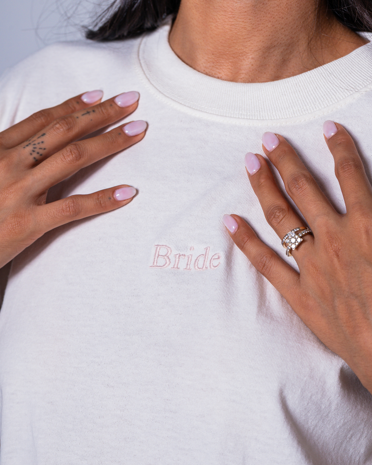 T-shirt Bordada "Bride"