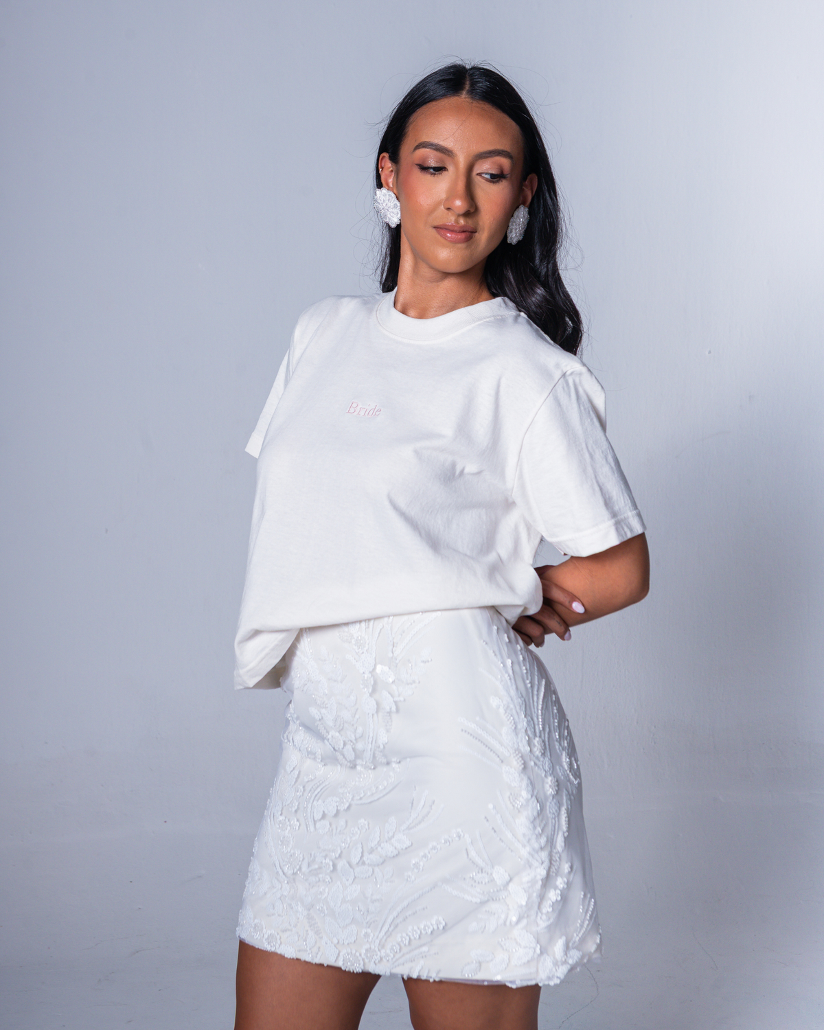 T-shirt Bordada "Bride"