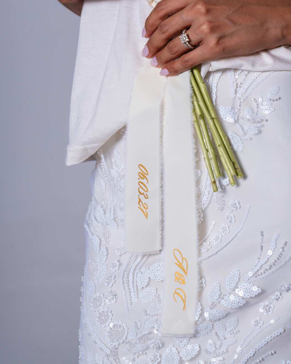 Custom Bouquet Ribbon