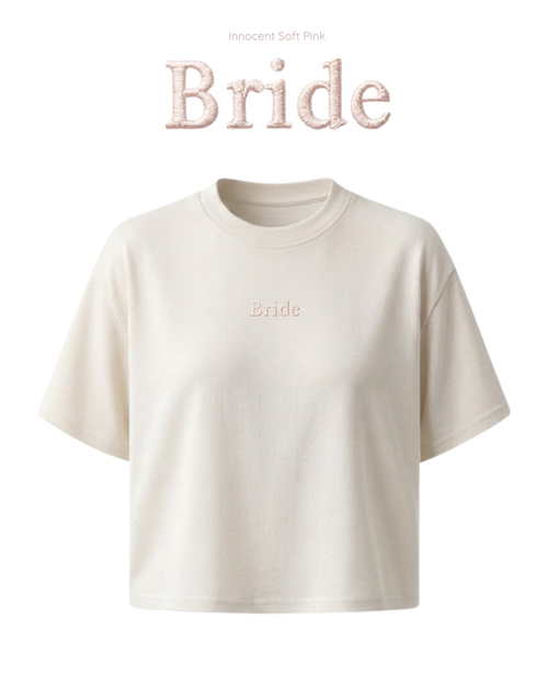 "Bride" Embroidered T-Shirt