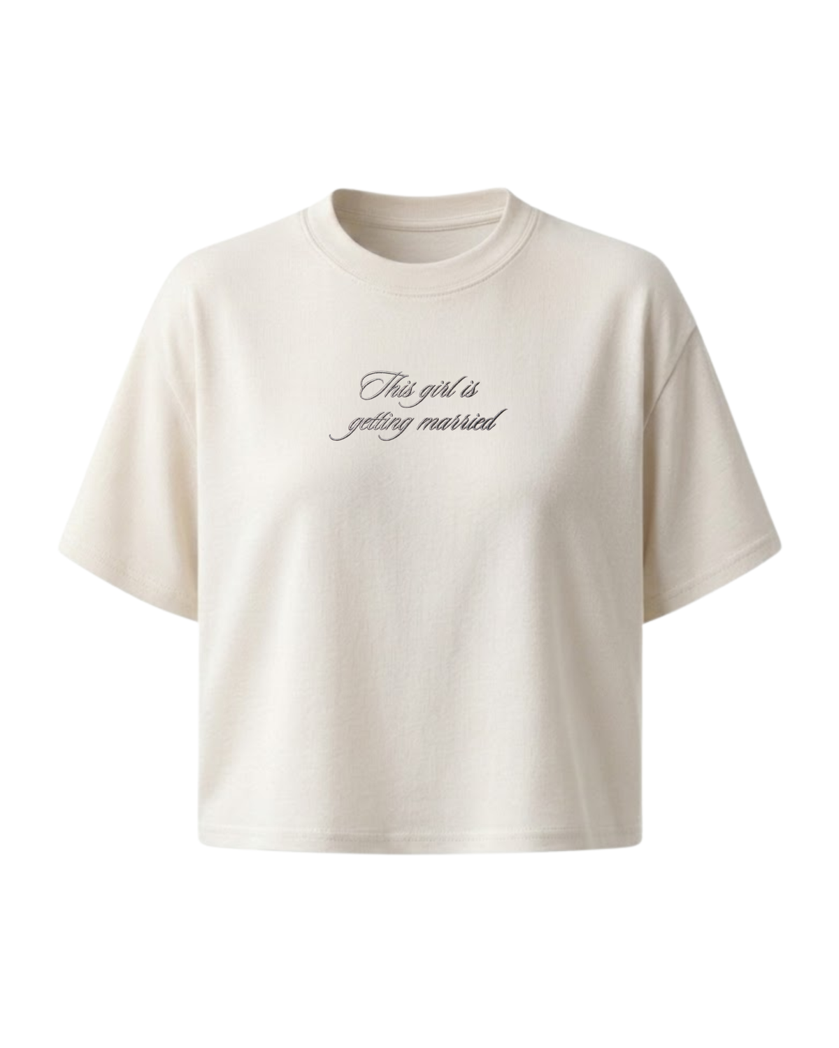 Camisa Bordada "This girl is getting married" 